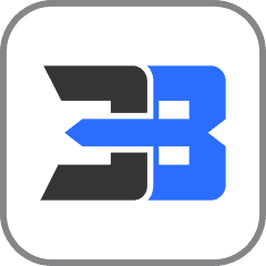 3b emblem tripleb blue&blk 240x240
